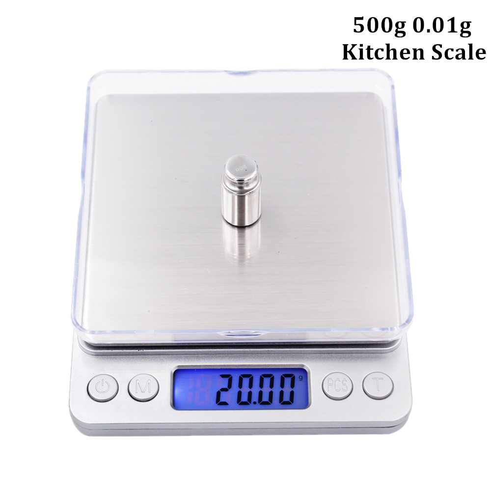 Candle Wax Scale - Waga jubilerska 500g/0,01g, cyfrowa waga LCD,