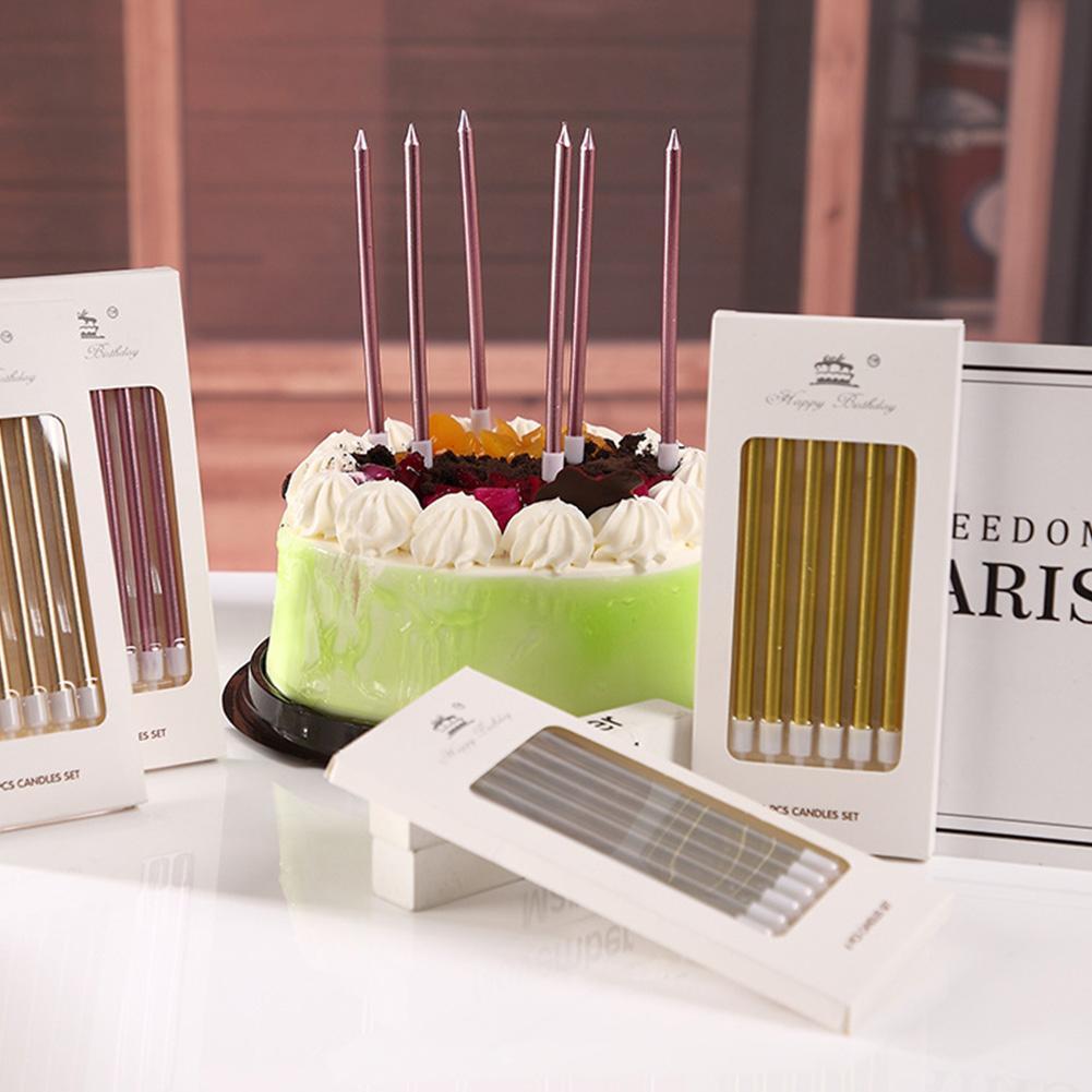 6/18 szt. Metalowe Złote Srebr – Silk Candle recenzja i cena