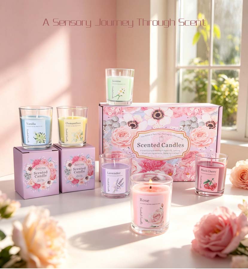 Zestaw prezentowy z aromaterap – Candle Fragrance recenzja i cena